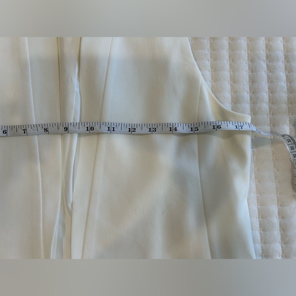 MOSSIMO - Long Fully Lined Vest Off White Size S - Picture 10 of 10